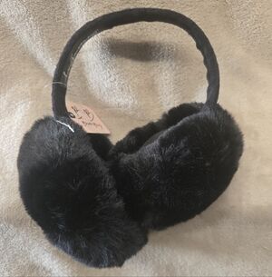 Brook And Bay Black Plush Earmuffs